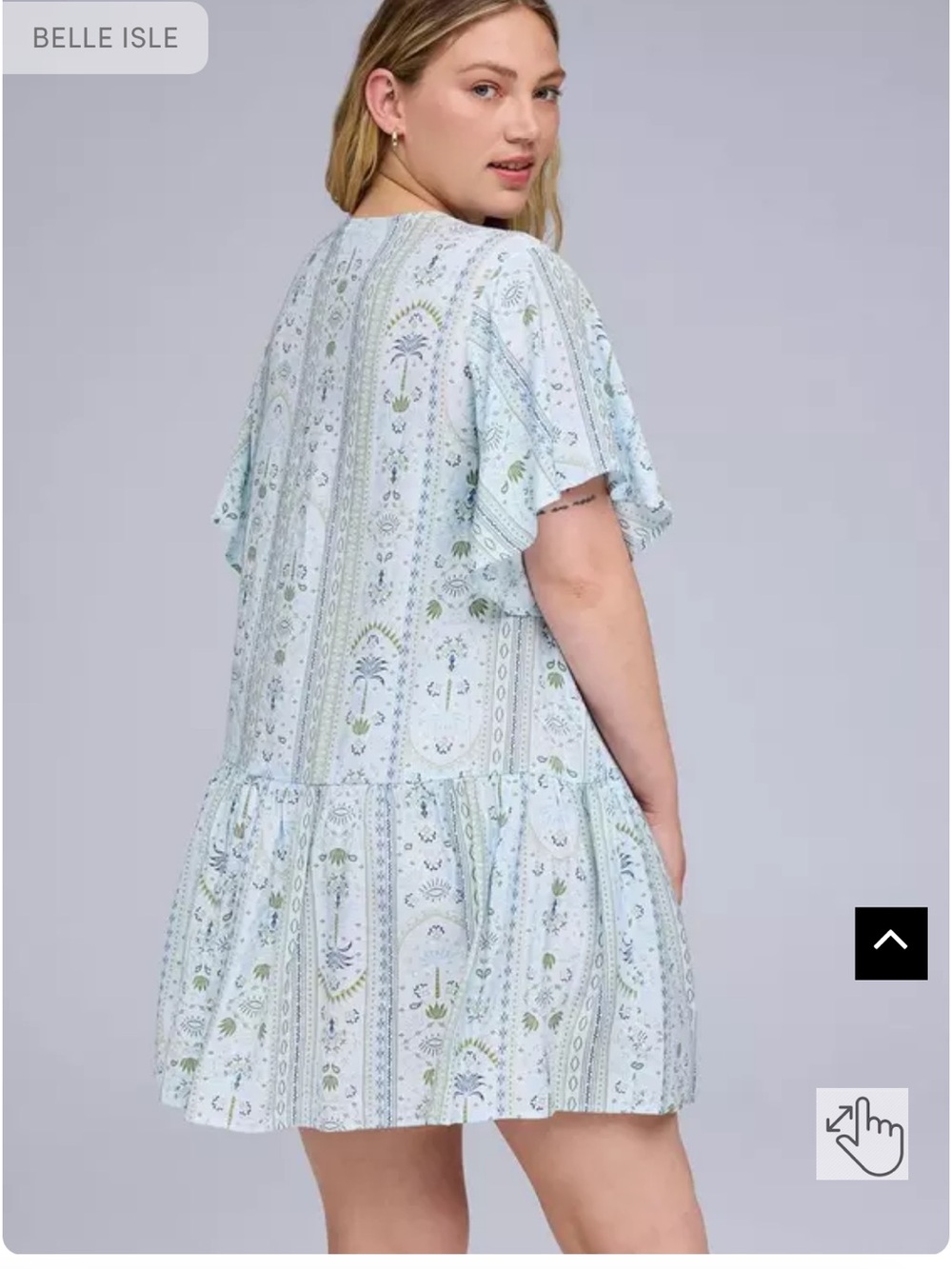 Torrid Belle Isle mini SS popover dress - Picture 3 of 7